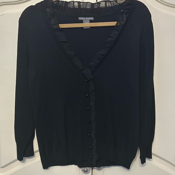Isabella Rodriguez Tops - Isabella Rodriguez Black Button down Cardigan Size L